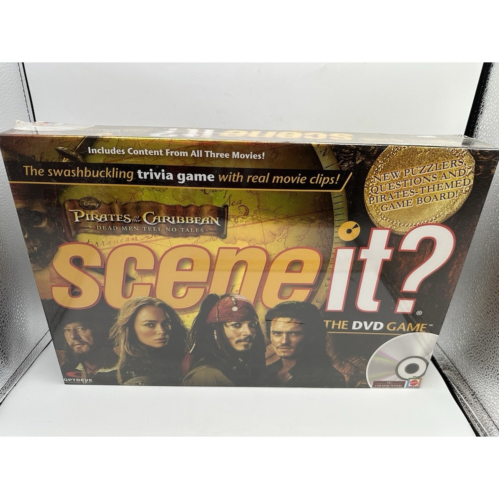 New Factory‎ Sealed! Scene It? Disney Pirates Of The Caribbean DVD Board Game